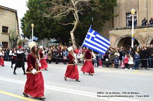 089- Rhodes- Defile Dodecanese grec